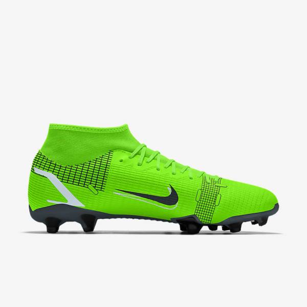 Nike Mercurial Superfly 8 Academy By You Custom Ženske Nogometni Čevlji Večbarvni | NK524CRL