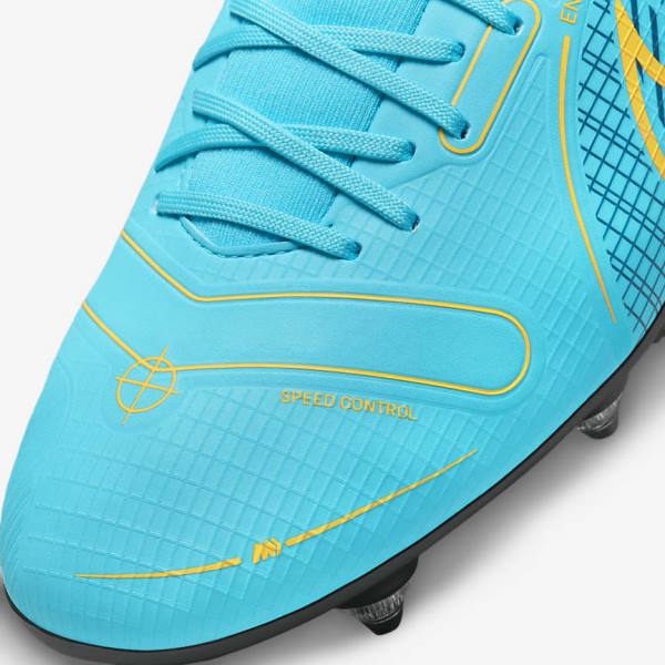 Nike Mercurial Superfly 8 Academy SG-PRO Anti-Clog Traction Soft-Grounds Ženske Nogometni Čevlji Modra / Oranžna | NK056VGU