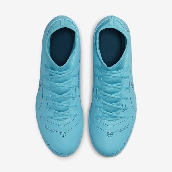 Nike Mercurial Superfly 8 Club IC Indoor Court Moški Nogometni Čevlji Modra / Oranžna | NK164CBX