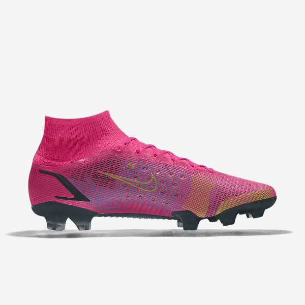 Nike Mercurial Superfly 8 Elite By You Custom Ženske Nogometni Čevlji Večbarvni | NK532LZC