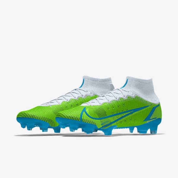 Nike Mercurial Superfly 8 Elite By You Custom Ženske Nogometni Čevlji Večbarvni | NK631BCD