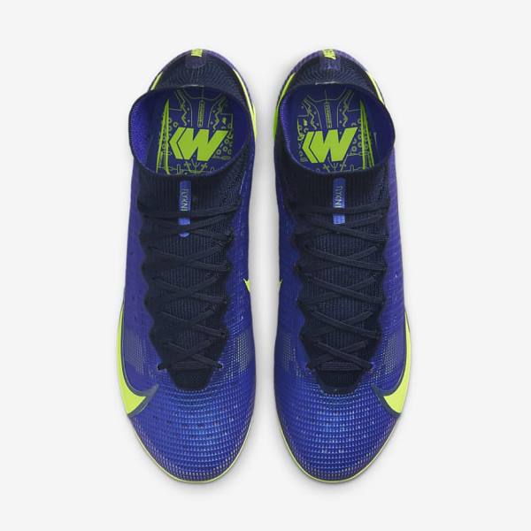 Nike Mercurial Superfly 8 Elite FG Firm-Grounds Moški Nogometni Čevlji Modra | NK268UPR