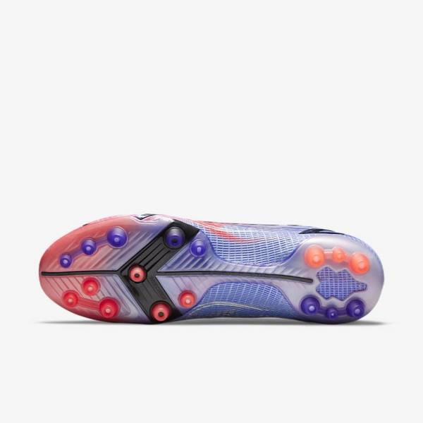 Nike Mercurial Superfly 8 Elite KM AG Artificial-Grass Ženske Nogometni Čevlji Indigo | NK360IDT