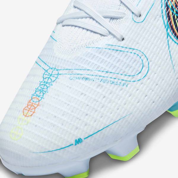 Nike Mercurial Superfly 8 Pro FG Firm-Ground Moški Nogometni Čevlji Siva / Svetloba Modra / Temno Modra | NK204QJP