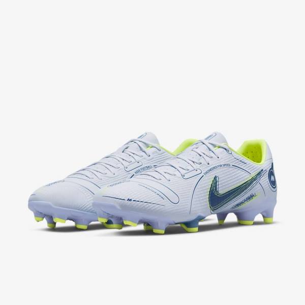 Nike Mercurial Vapor 14 Academy MG Multi-Ground Ženske Nogometni Čevlji Siva / Svetloba Modra / Modra | NK970XIZ