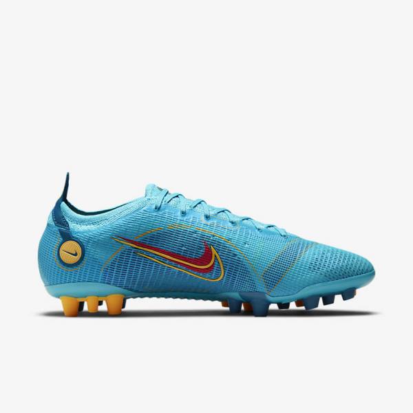 Nike Mercurial Vapor 14 Elite AG Artificial-Grounds Ženske Nogometni Čevlji Modra / Oranžna | NK683QZM