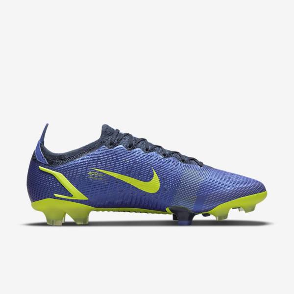 Nike Mercurial Vapor 14 Elite FG Firm-Ground Moški Nogometni Čevlji Modra | NK037BVC