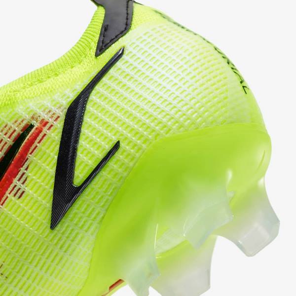 Nike Mercurial Vapor 14 Elite FG Firm-Ground Ženske Nogometni Čevlji Črna / Svetloba Rdeča | NK146SPH