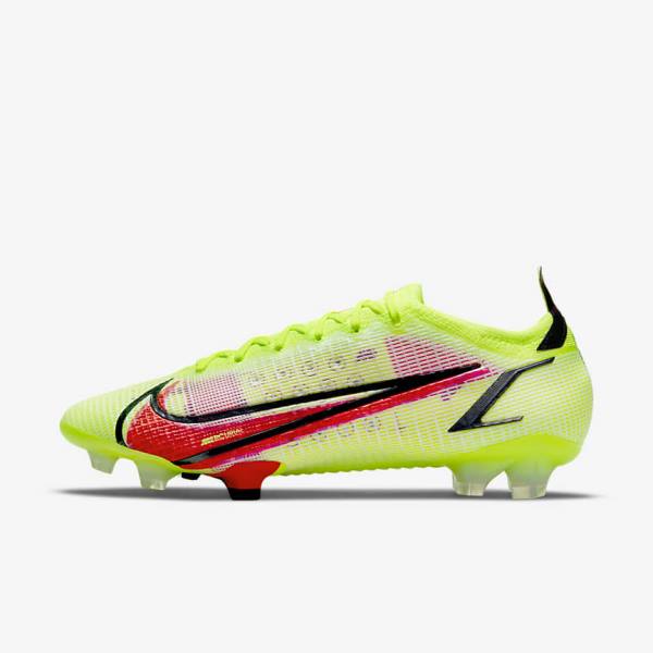 Nike Mercurial Vapor 14 Elite FG Firm-Ground Ženske Nogometni Čevlji Črna / Svetloba Rdeča | NK146SPH