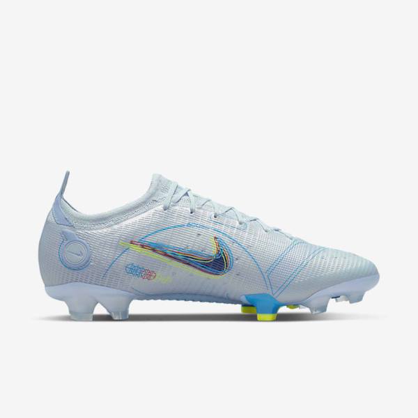 Nike Mercurial Vapor 14 Elite FG Firm-Grounds Moški Nogometni Čevlji Siva / Svetloba Modra / Modra | NK162LOT