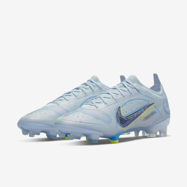 Nike Mercurial Vapor 14 Elite FG Firm-Grounds Ženske Nogometni Čevlji Siva / Svetloba Modra / Modra | NK238IFZ