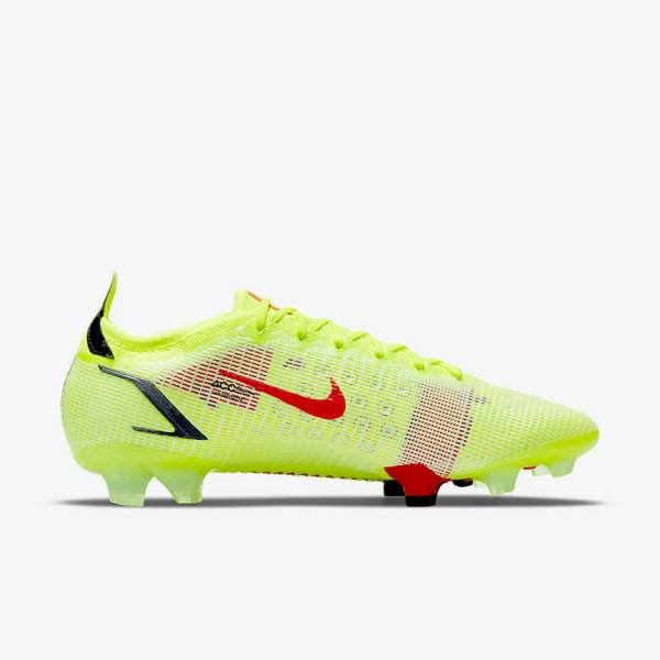 Nike Mercurial Vapor 14 Elite FG Firm-Ground Moški Nogometni Čevlji Črna / Svetloba Rdeča | NK574IGN