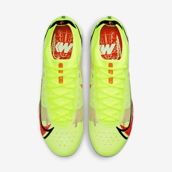 Nike Mercurial Vapor 14 Elite FG Firm-Ground Moški Nogometni Čevlji Črna / Svetloba Rdeča | NK574IGN