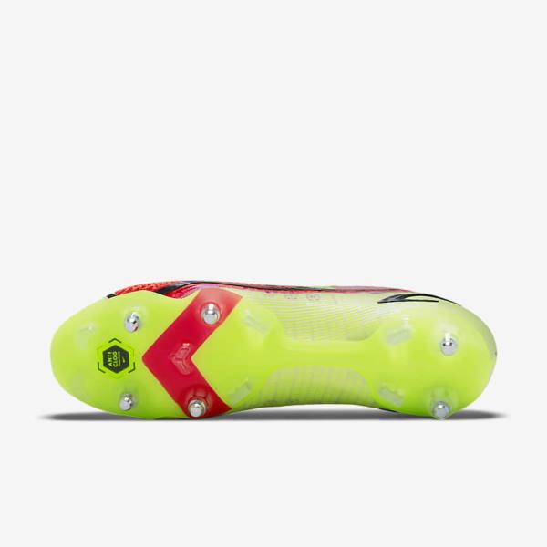 Nike Mercurial Vapor 14 Elite SG-Pro AC Soft-Ground Moški Nogometni Čevlji Črna / Svetloba Rdeča | NK201VAY