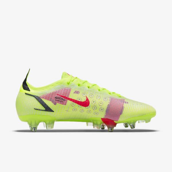 Nike Mercurial Vapor 14 Elite SG-Pro AC Soft-Ground Moški Nogometni Čevlji Črna / Svetloba Rdeča | NK201VAY