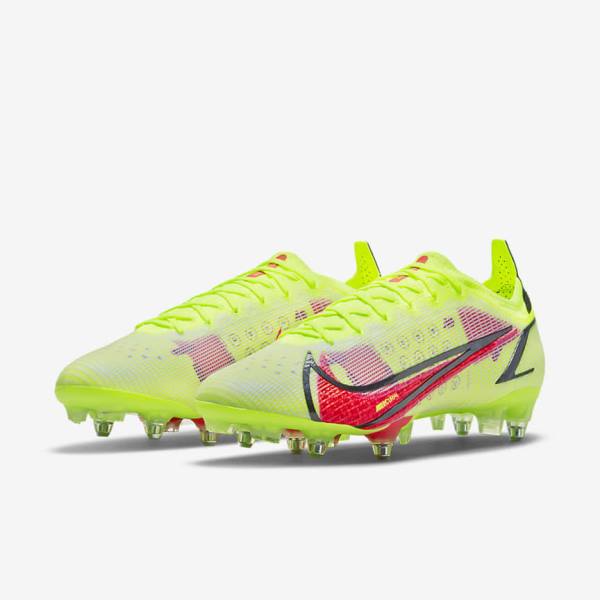 Nike Mercurial Vapor 14 Elite SG-Pro AC Soft-Ground Moški Nogometni Čevlji Črna / Svetloba Rdeča | NK201VAY