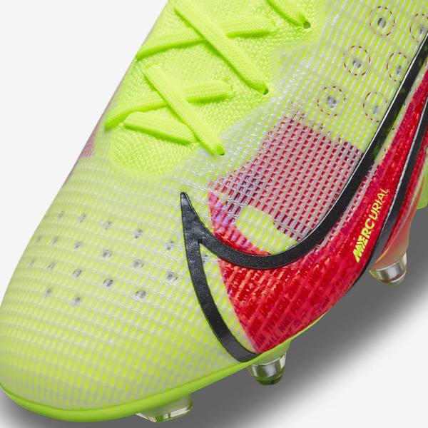 Nike Mercurial Vapor 14 Elite SG-Pro AC Soft-Ground Moški Nogometni Čevlji Črna / Svetloba Rdeča | NK201VAY