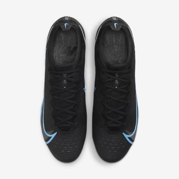 Nike Mercurial Vapor 14 Elite SG-Pro AC Soft-Ground Moški Nogometni Čevlji Črna / Siva | NK598CBJ