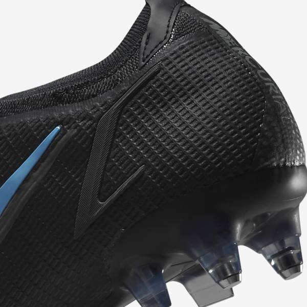 Nike Mercurial Vapor 14 Elite SG-Pro AC Soft-Ground Moški Nogometni Čevlji Črna / Siva | NK598CBJ