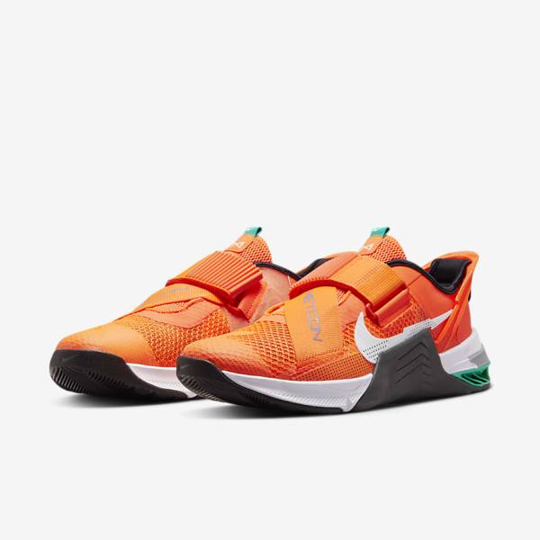 Nike Metcon 7 FlyEase Ženske Športni Copati Oranžna / Temno Siva / Turkizna / Bela | NK897OWD