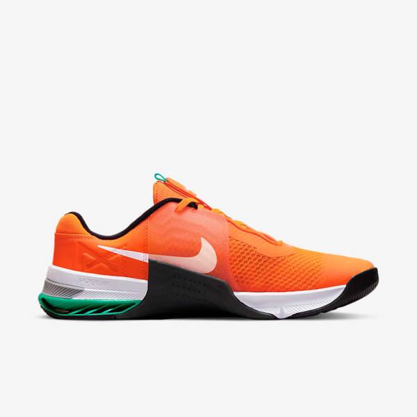 Nike Metcon 7 Moški Športni Copati Oranžna / Temno Siva / Turkizna / Bela | NK618MRC