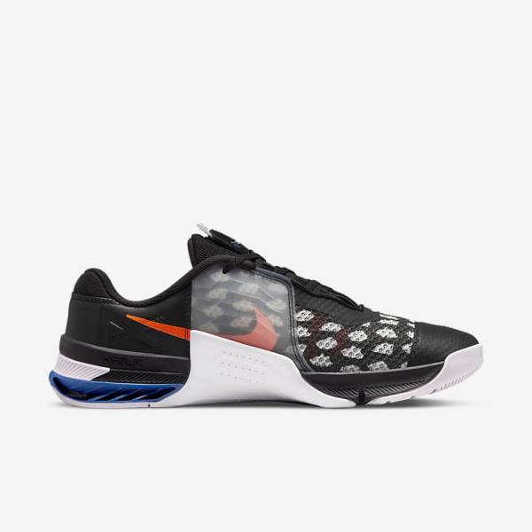 Nike Metcon 7 Moški Športni Copati Črna / Bela / Modra / Rumena | NK908CAF