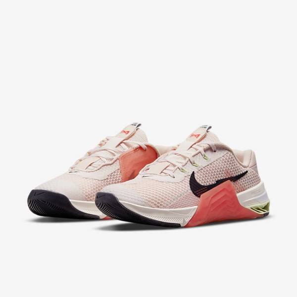 Nike Metcon 7 Ženske Športni Copati Svetloba Roza / Svetloba Zelena / Vijolična | NK681CTS