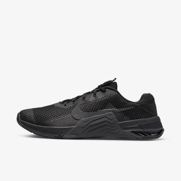 Nike Metcon 7 Ženske Športni Copati Črna / Temno Siva | NK870GJM