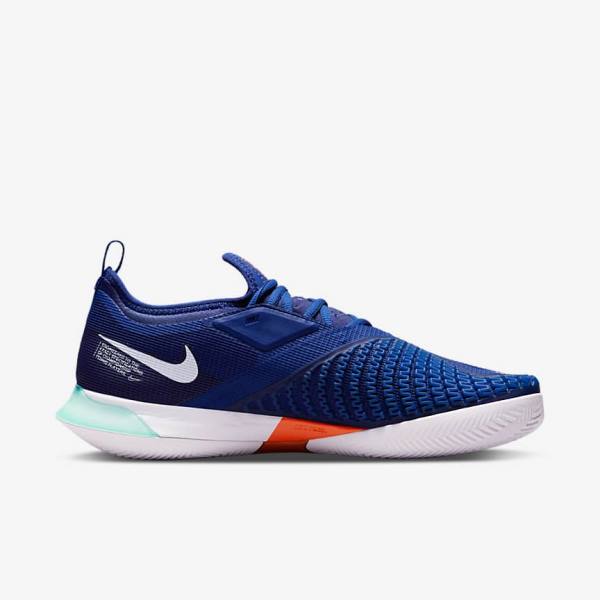 Nike NikeCourt React Vapor NXT Clay Court Moški Tenis Copati Kraljevsko Modra | NK409OPX