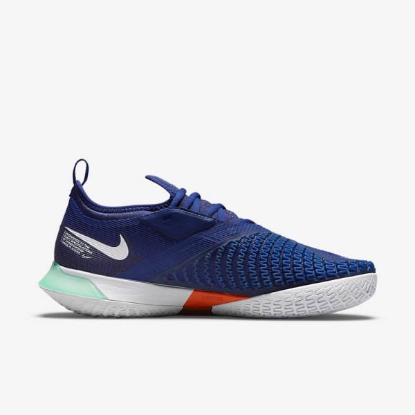 Nike NikeCourt React Vapor NXT Hard-Court Moški Tenis Copati Kraljevsko Modra | NK942ZIV