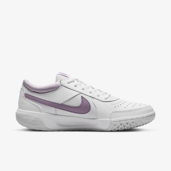 Nike NikeCourt Zoom Lite 3 Ženske Tenis Copati Bela | NK219ACZ