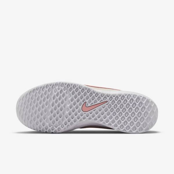 Nike NikeCourt Zoom Lite 3 Ženske Tenis Copati Bela / Rdeča / Koral | NK482YBG