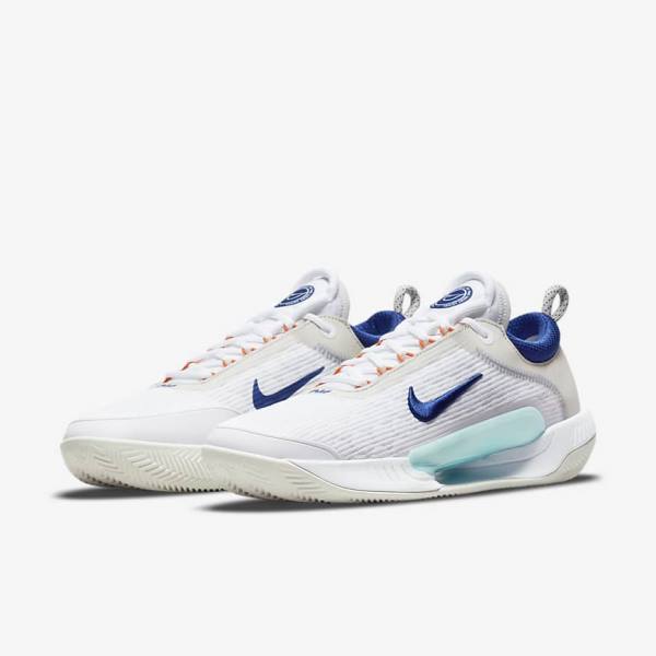 Nike NikeCourt Zoom NXT Clay Court Moški Tenis Copati Kraljevsko Modra | NK923KUV