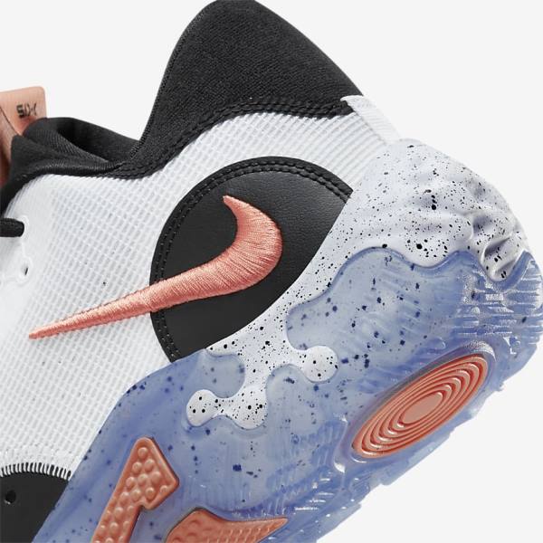 Nike PG 6 Ženske Košarkaški Copati Bela / Črna / Modra / Rdeča | NK432SDK