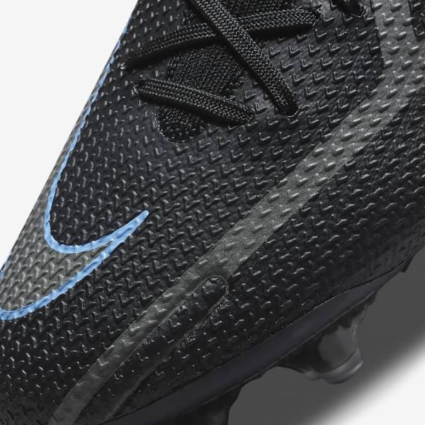 Nike Phantom GT2 Dynamic Fit Elite FG Firm-Ground Moški Nogometni Čevlji Črna / Siva | NK056ZNU