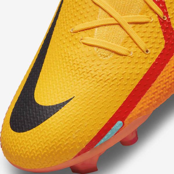 Nike Phantom GT2 Pro Dynamic Fit FG Firm-Ground Ženske Nogometni Čevlji Oranžna / Svetloba Rdeča / Črna | NK467MOL