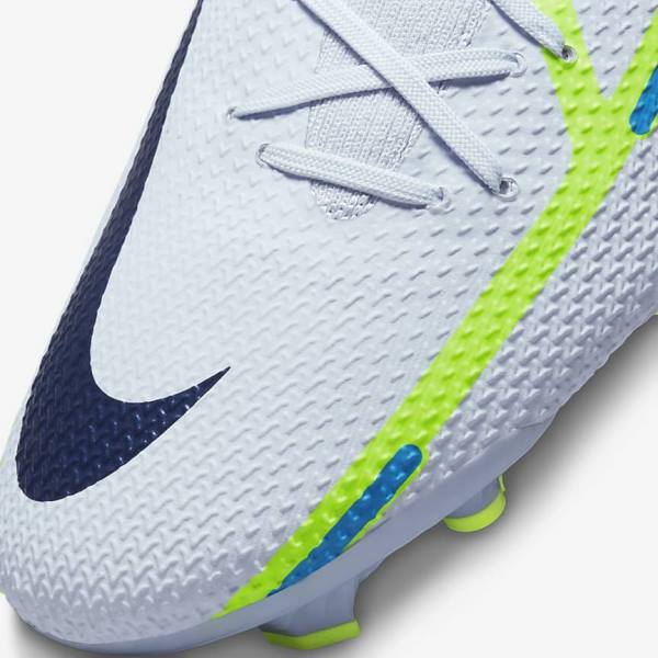 Nike Phantom GT2 Pro FG Firm-Ground Moški Nogometni Čevlji Siva / Svetloba Modra | NK451RBL