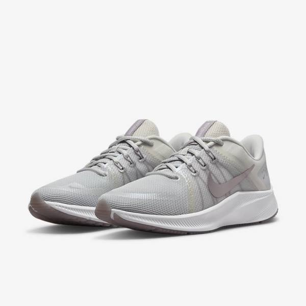 Nike Quest 4 Premium Road Ženske Tekaški Čevlji Črna / Roza / Temno Siva / Bela | NK371BKZ