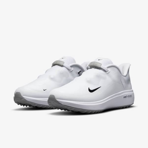 Nike React Ace Tour Ženske Čevlji Za Golf Bela / Svetloba Siva / Črna | NK295YPM