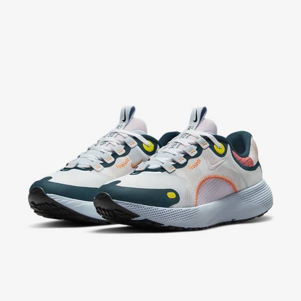 Nike React Escape Run Road Ženske Tekaški Čevlji Bela / Modra / Črna / Roza | NK037NJC