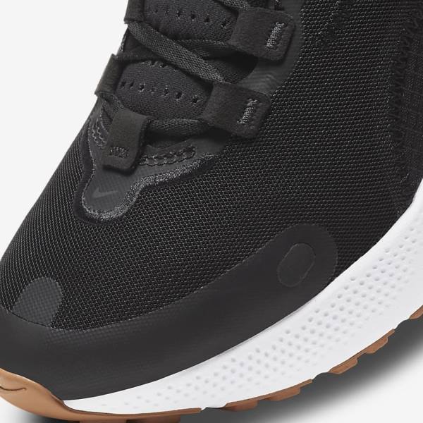 Nike React Escape Run Road Ženske Tekaški Čevlji Črna / Temno Siva / Bela / Črna | NK540HAW