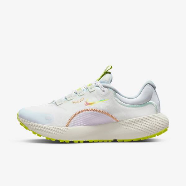 Nike React Escape Run Road Ženske Tekaški Čevlji Bela / Zelena / Večbarvni | NK578EPW