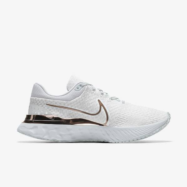 Nike React Infinity Run 3 By You Custom Road Ženske Tekaški Čevlji Bela | NK539QZD