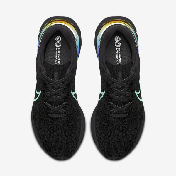 Nike React Infinity Run 3 By You Custom Road Ženske Tekaški Čevlji Črna | NK682JAU