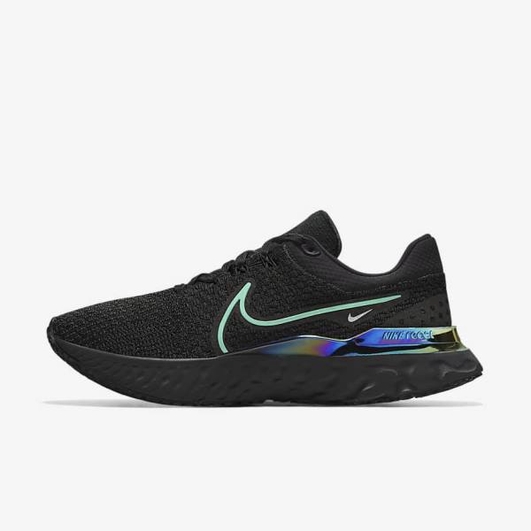 Nike React Infinity Run 3 By You Custom Road Ženske Tekaški Čevlji Črna | NK682JAU