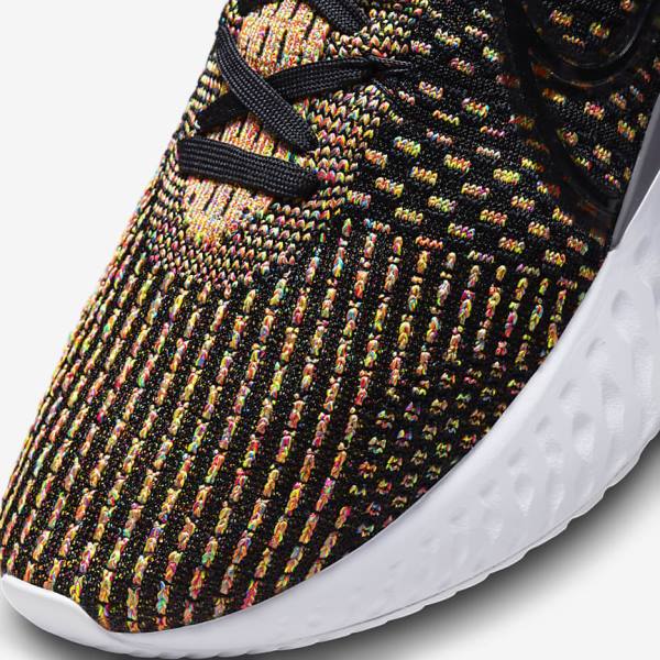 Nike React Infinity Run Flyknit 3 Road Moški Tekaški Čevlji Črna / Modra / Roza / Bela | NK037IZB