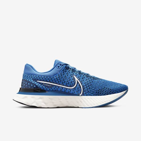 Nike React Infinity Run Flyknit 3 Road Moški Tekaški Čevlji Modra / Črna | NK547BOA