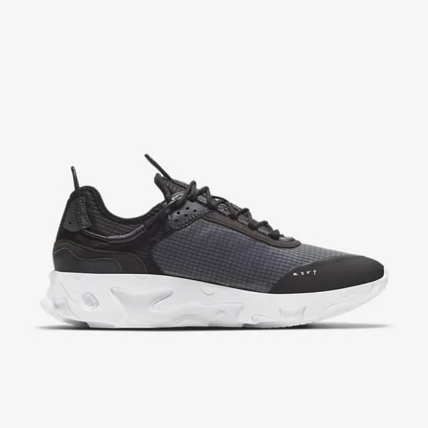 Nike React Live Moški Superge Črna / Temno Siva / Bela | NK839KYH