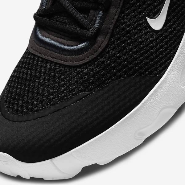 Nike React Live Older Otroci Superge Črna / Temno Siva / Bela | NK081AVQ