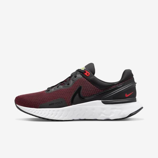 Nike React Miler 3 Road Moški Tekaški Čevlji Črna / Rdeča / Bela | NK965SQU